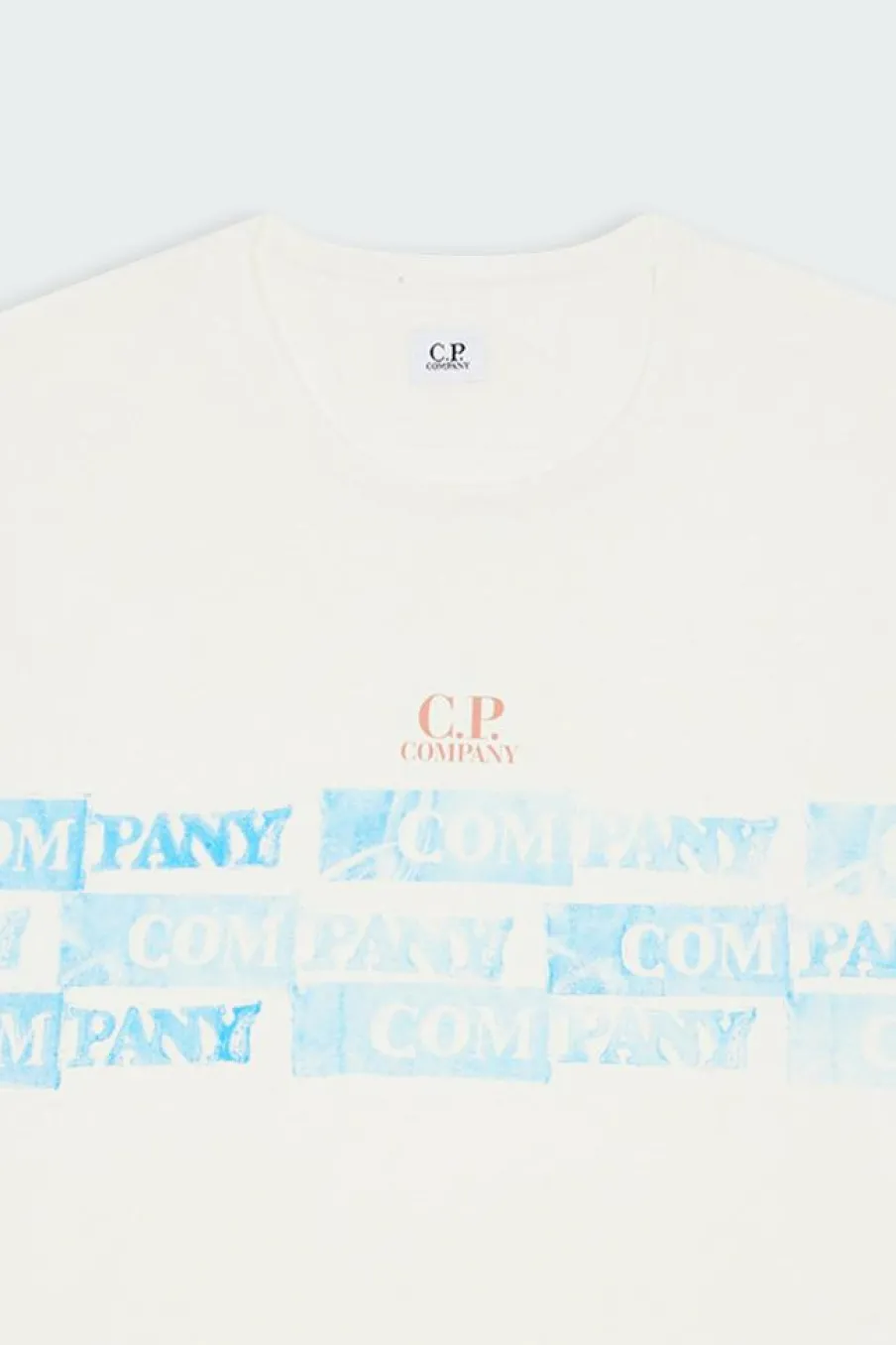 HORIZONTAL LOGO T-SHIRT - T-shirt | Blanc*C.P. COMPANY Clearance