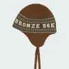 BEANIE X BRONZE FLAP - Bonnet | Marron*HUF Online