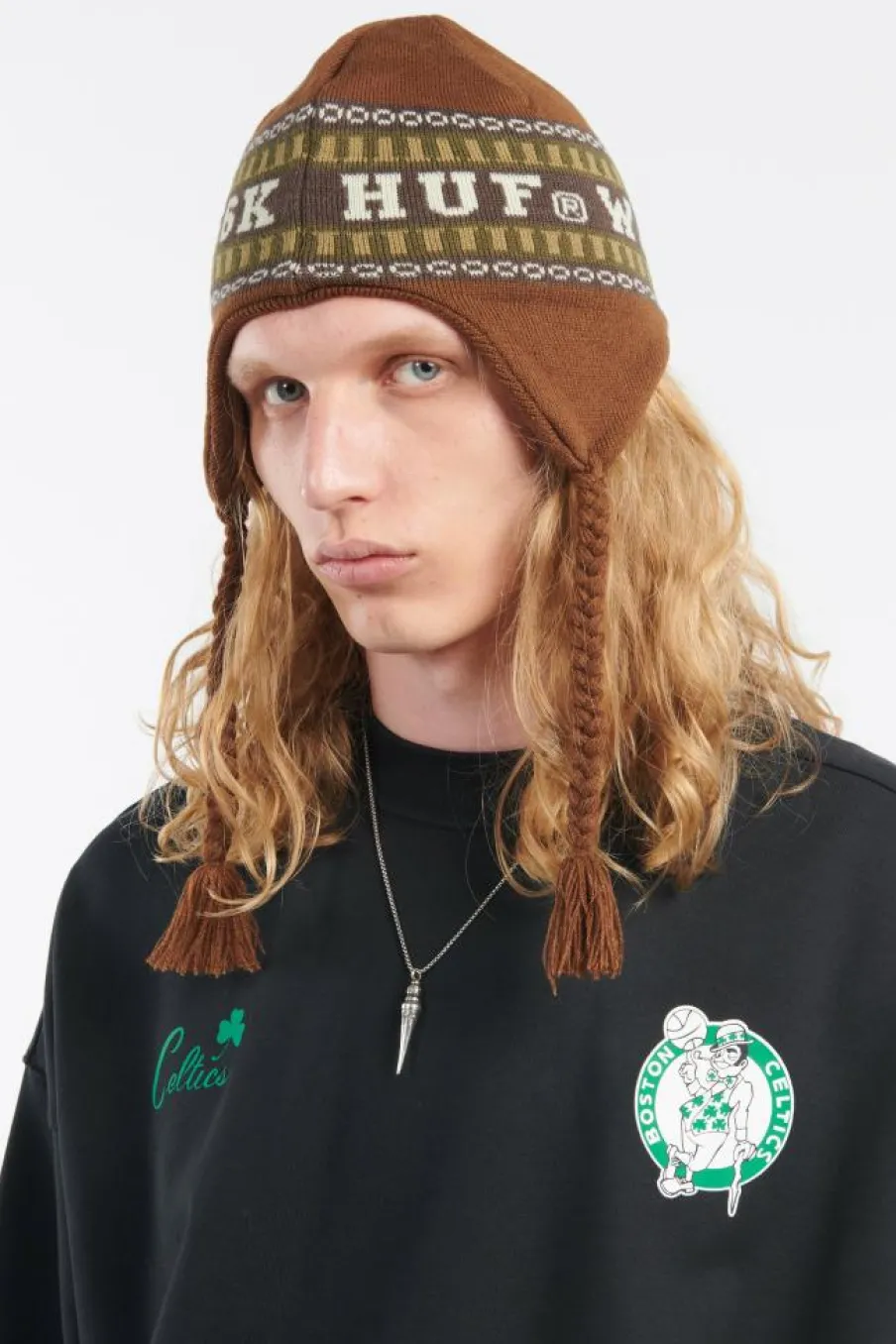 BEANIE X BRONZE FLAP - Bonnet | Marron*HUF Online