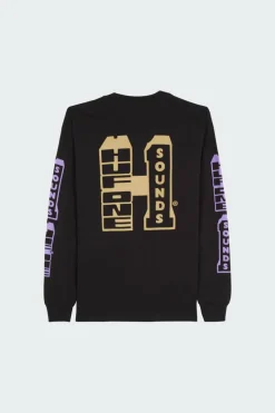 ONE SOUND LS - T-shirt | Noir*HUF Sale