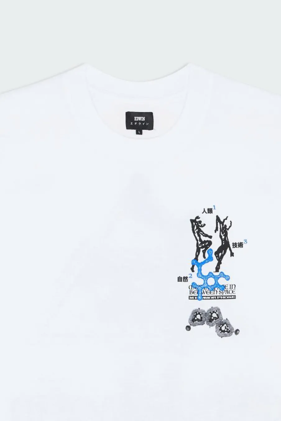 HUMAN NATURE TECHNOLOGY - T-shirt | Blanc*EDWIN Outlet