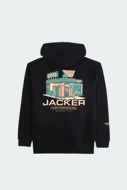 Hustler Service - Hoodie | Noir*JACKER Discount