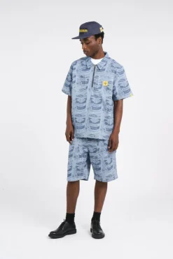 IC SUPPLIES WORK - Chemise | Bleu*ICE CREAM Discount