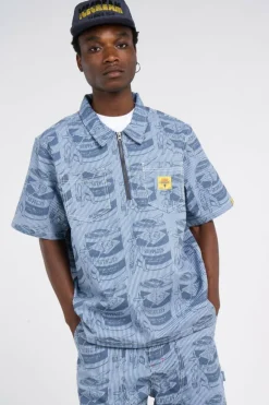 IC SUPPLIES WORK - Chemise | Bleu*ICE CREAM Discount