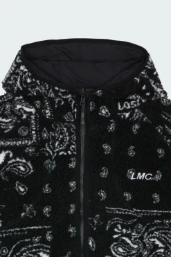 ITALIC JQD BOA FLEECE RVSB HOODED JACKET - Veste | Noir*LOST MANAGEMENT CITIES Clearance
