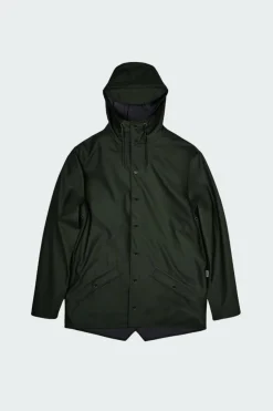 JACKET W3 - Coupe-vent imperméable à capuche | Vert*RAINS Online