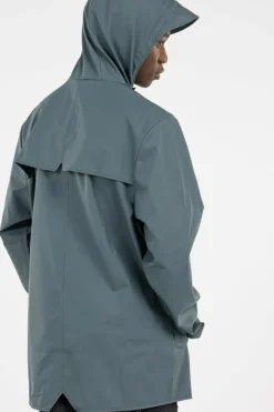 JACKET W3 - Coupe-vent imperméable à capuche | Bleu*RAINS Best