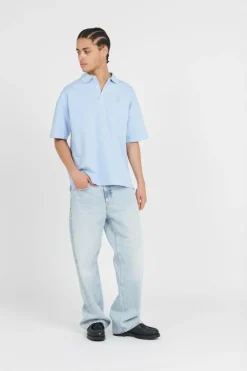 JACQUARD POLO - Polo | Bleu*C.P. COMPANY Outlet