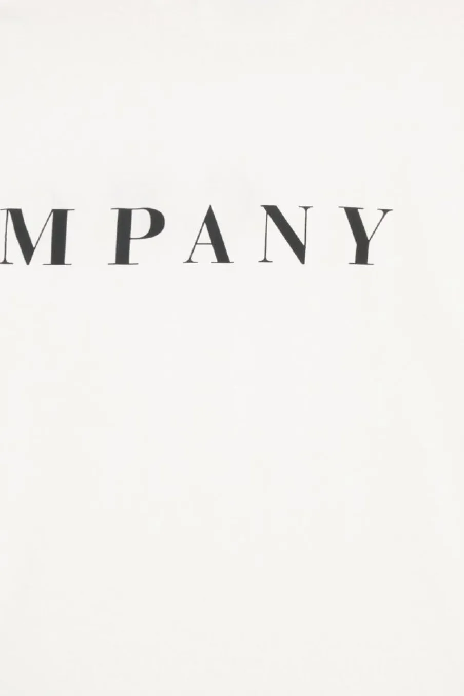 JERSEY FRONT-BACK LOGO - T-shirt | Blanc*C.P. COMPANY Online