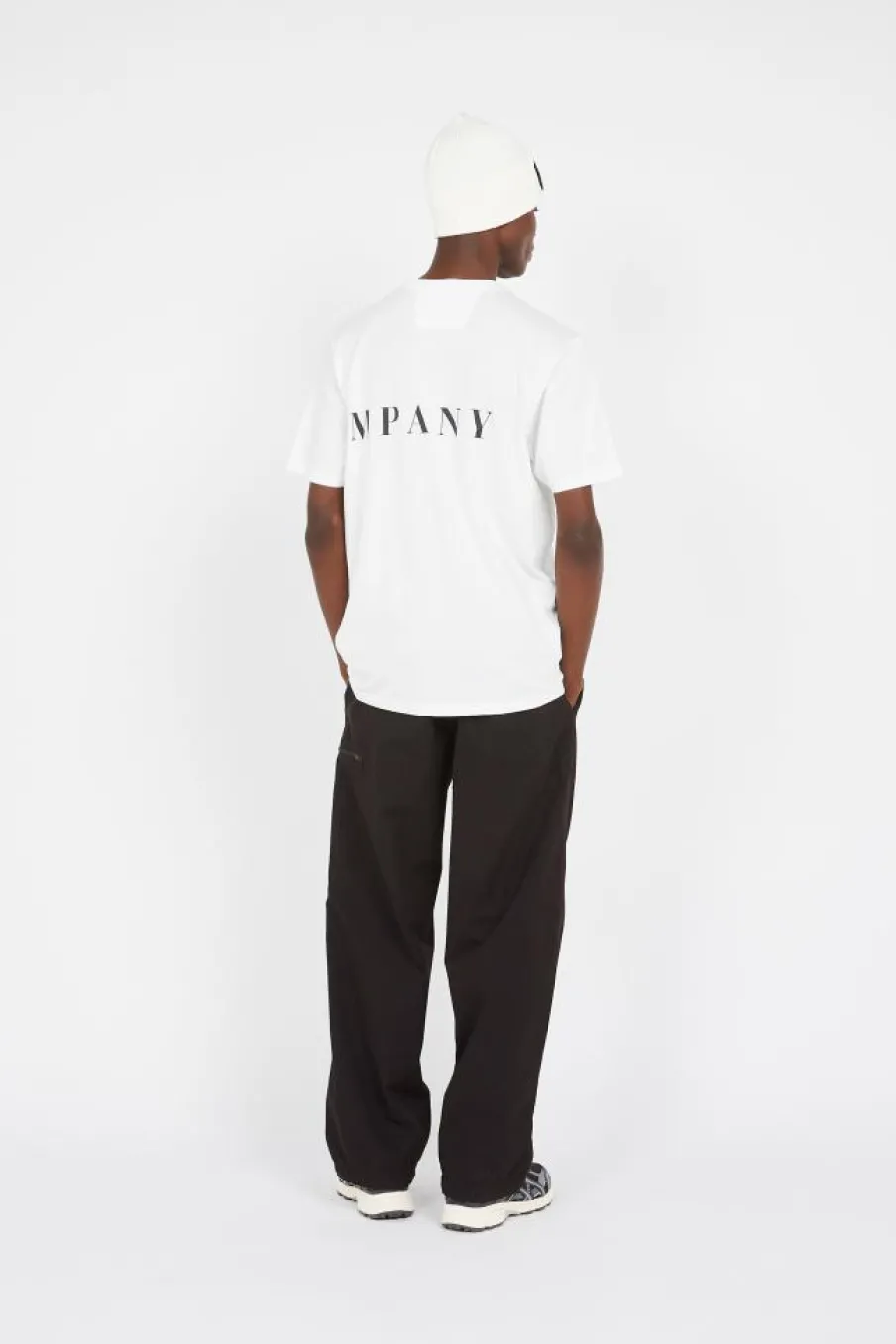 JERSEY FRONT-BACK LOGO - T-shirt | Blanc*C.P. COMPANY Online