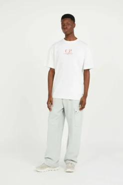 JERSEY LOGO T-SHIRT - T-shirt | Blanc*C.P. COMPANY