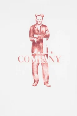 JERSEY LOGO T-SHIRT - T-shirt | Blanc*C.P. COMPANY