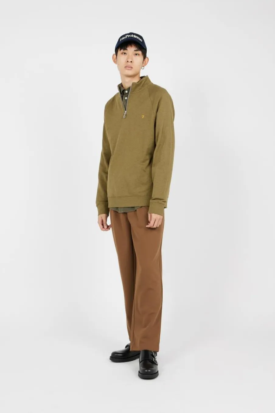 JIM - Sweatshirt | Vert*FARAH Outlet