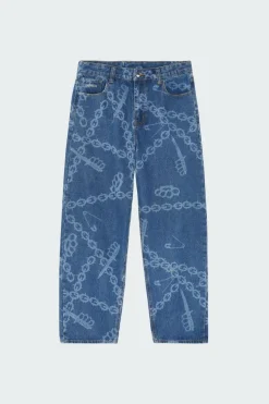 KNUCKLES CASPER PANT - Jean | Bleu*WASTED Clearance