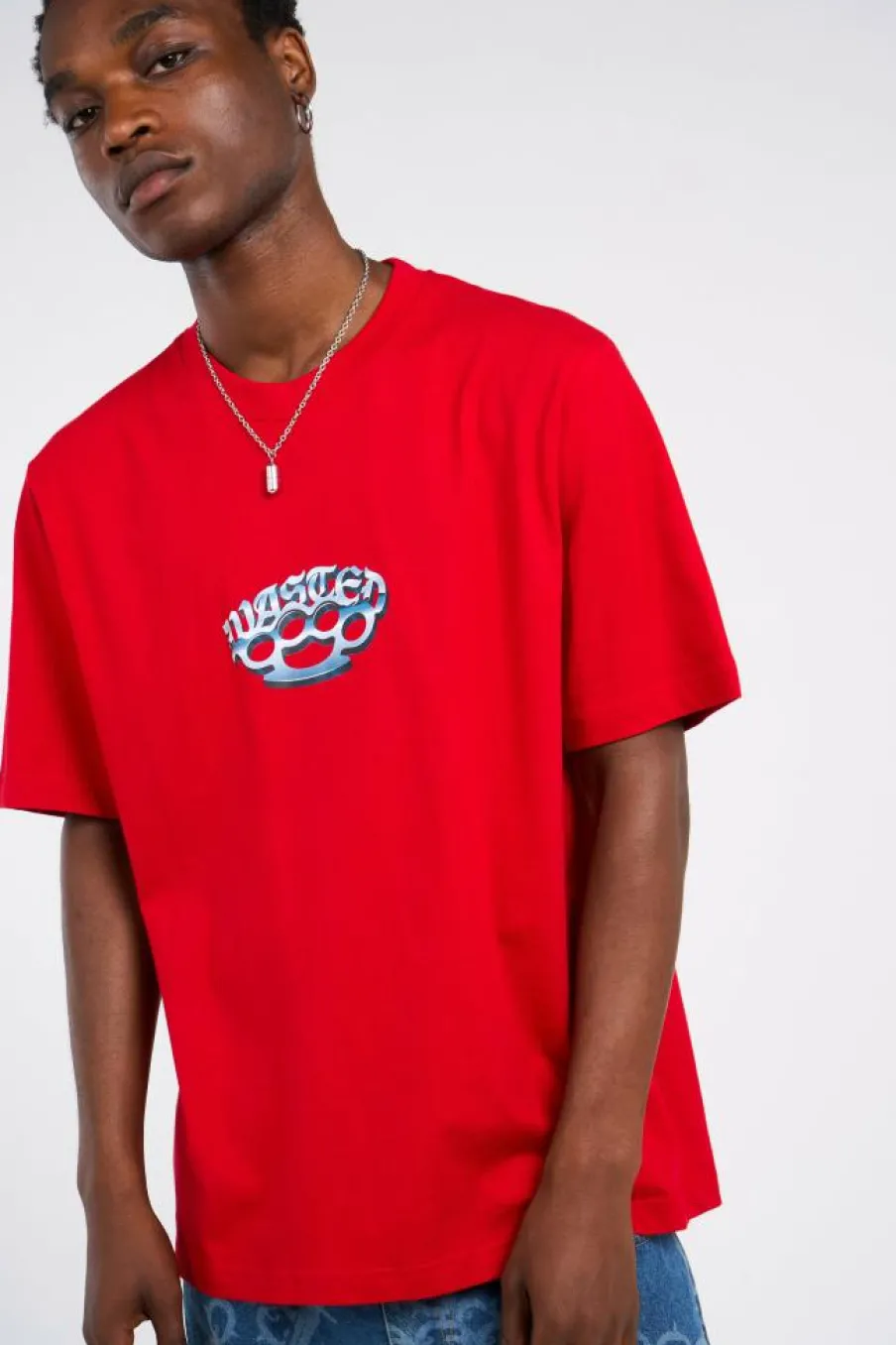 KNUCKLES T-SHIRT - T-shirt | Rouge*WASTED Discount