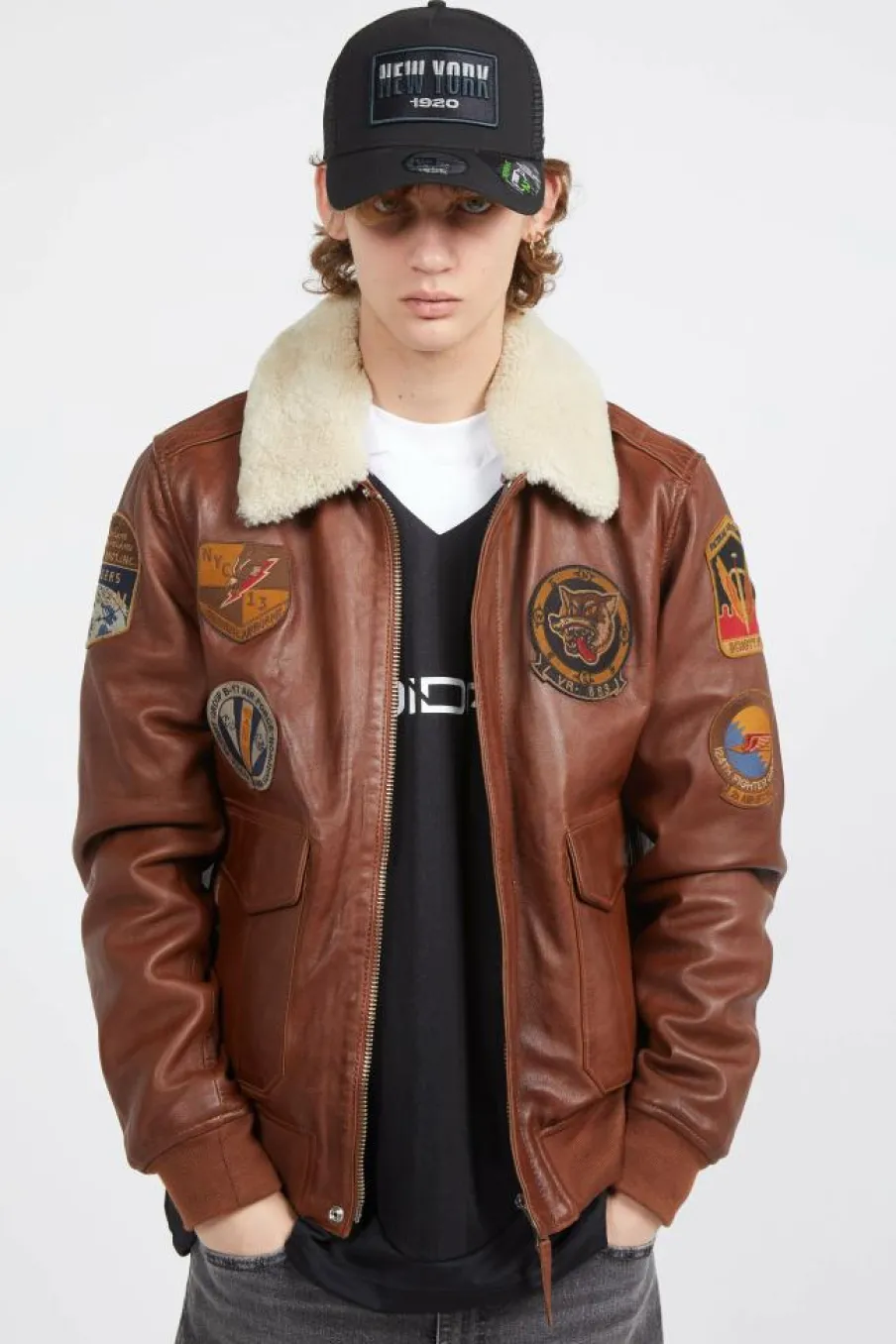 LCFLIGHTWX23 - Blouson | Marron*SCHOTT New