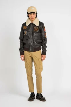 LCFLIGHTWX23 - Blouson | Marron*SCHOTT Clearance