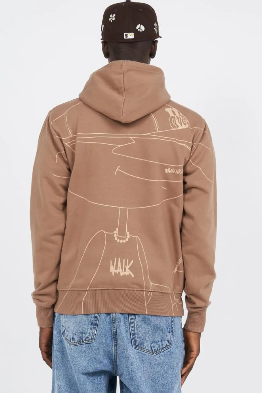 Le hoodie "Jeunesse en plein-air" - Hoodie | Marron*WALK IN PARIS Outlet