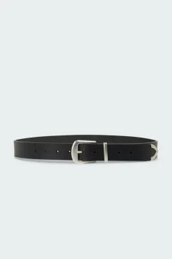 LEATHER BELT - Ceinture | Noir*OBEY