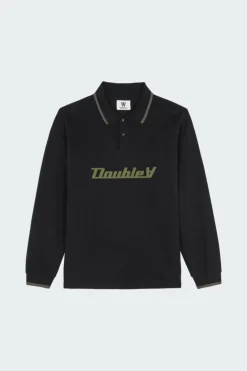 Len Baseline LS Polo GOTS - Polo | Noir*WOOD WOOD
