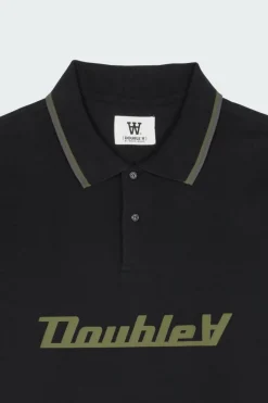 Len Baseline LS Polo GOTS - Polo | Noir*WOOD WOOD