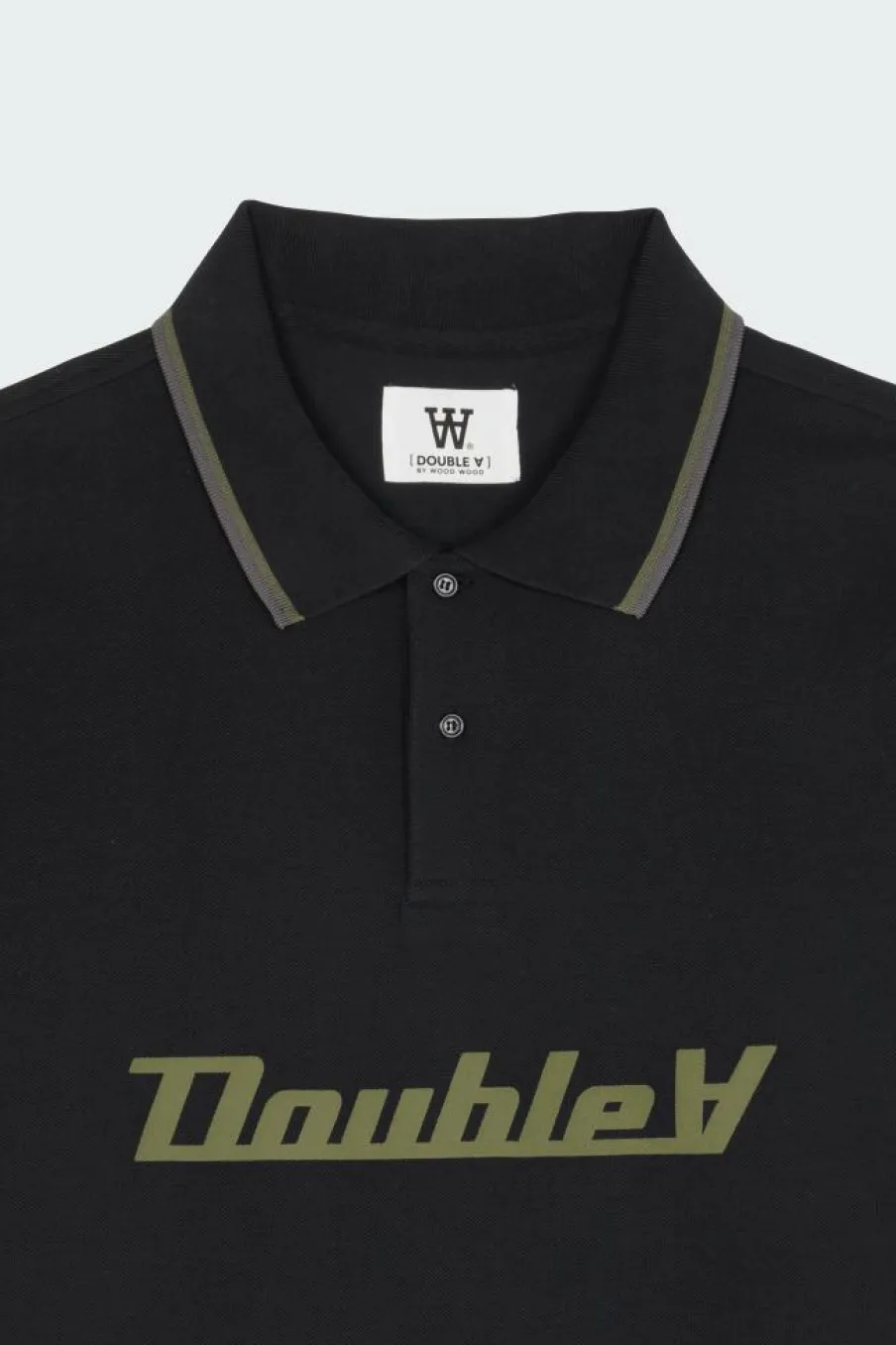 Len Baseline LS Polo GOTS - Polo | Noir*WOOD WOOD