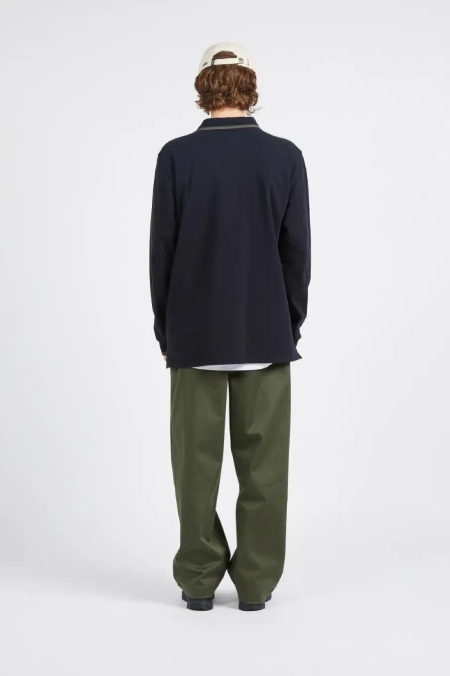 Len Baseline LS Polo GOTS - Polo | Noir*WOOD WOOD