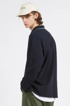 Len Baseline LS Polo GOTS - Polo | Noir*WOOD WOOD