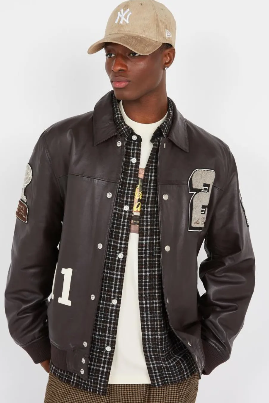 VARSITY - Veste | Marron*LES DEUX Discount