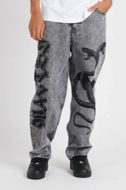LETHAL SNOW CASPER - Jean | Gris*WASTED Discount
