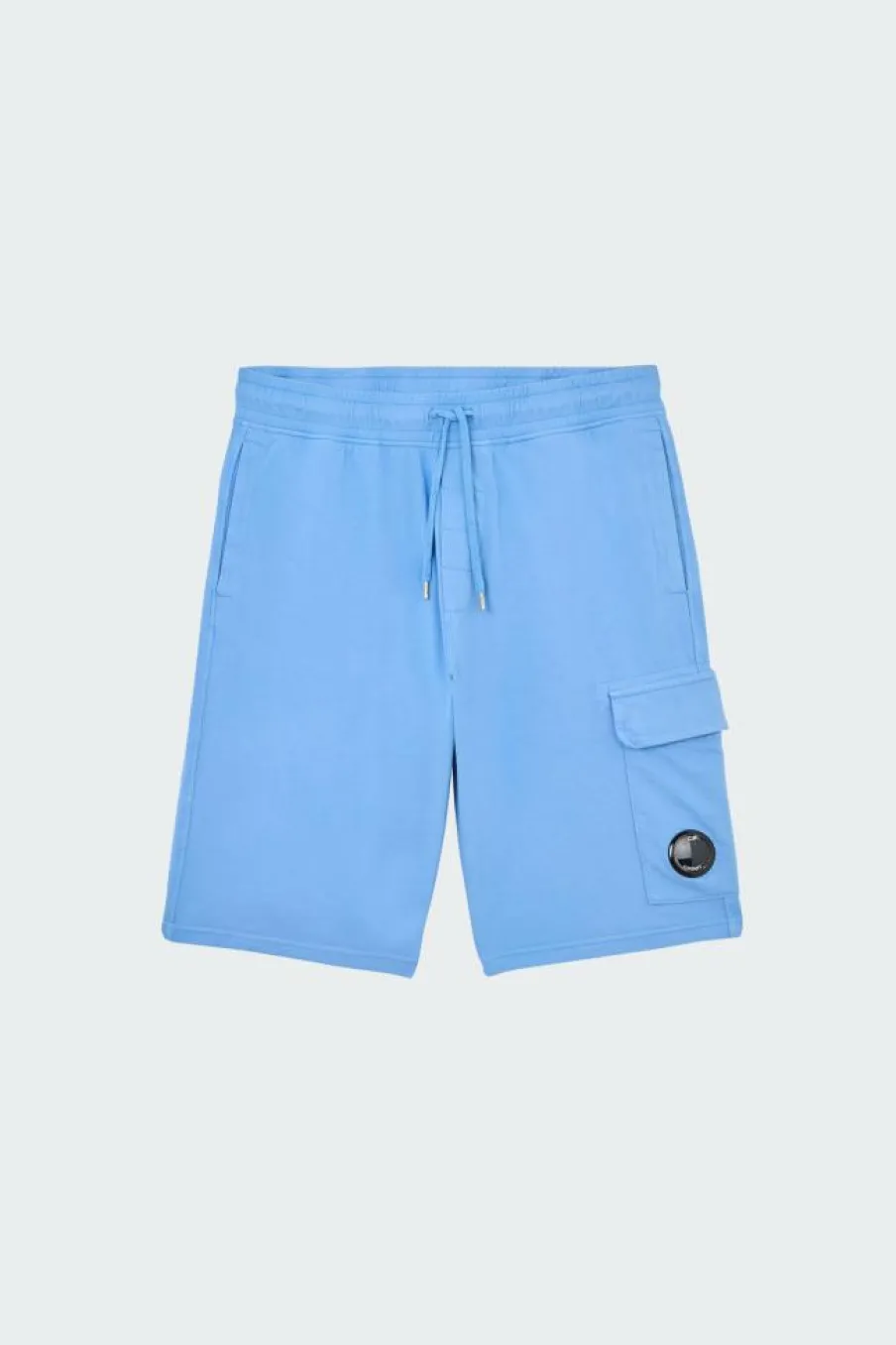 LIGHT FLEECE CARGO LENS SHORTS - Short | Bleu*C.P. COMPANY Clearance