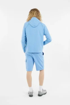 LIGHT FLEECE CARGO LENS SHORTS - Short | Bleu*C.P. COMPANY Clearance