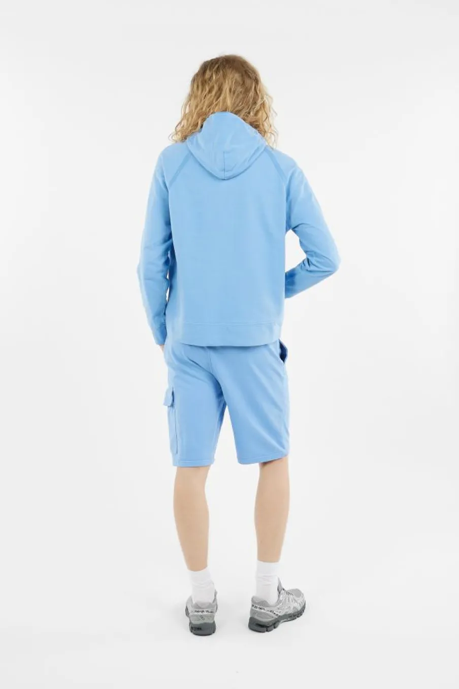 LIGHT FLEECE CARGO LENS SHORTS - Short | Bleu*C.P. COMPANY Clearance
