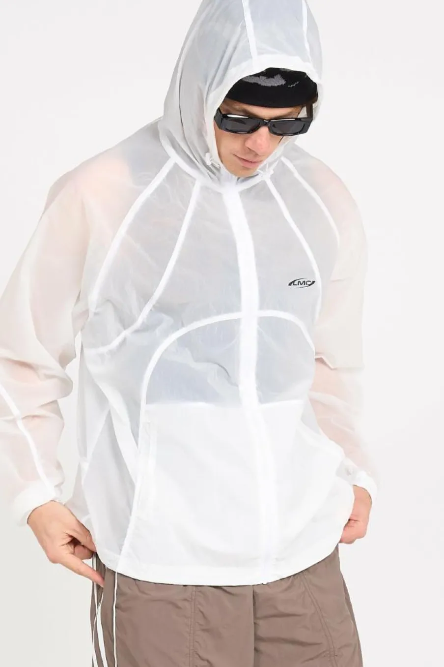 LIGHT WEIGHT NYLON JACKET - Coupe-vent | Blanc*LOST MANAGEMENT CITIES Online
