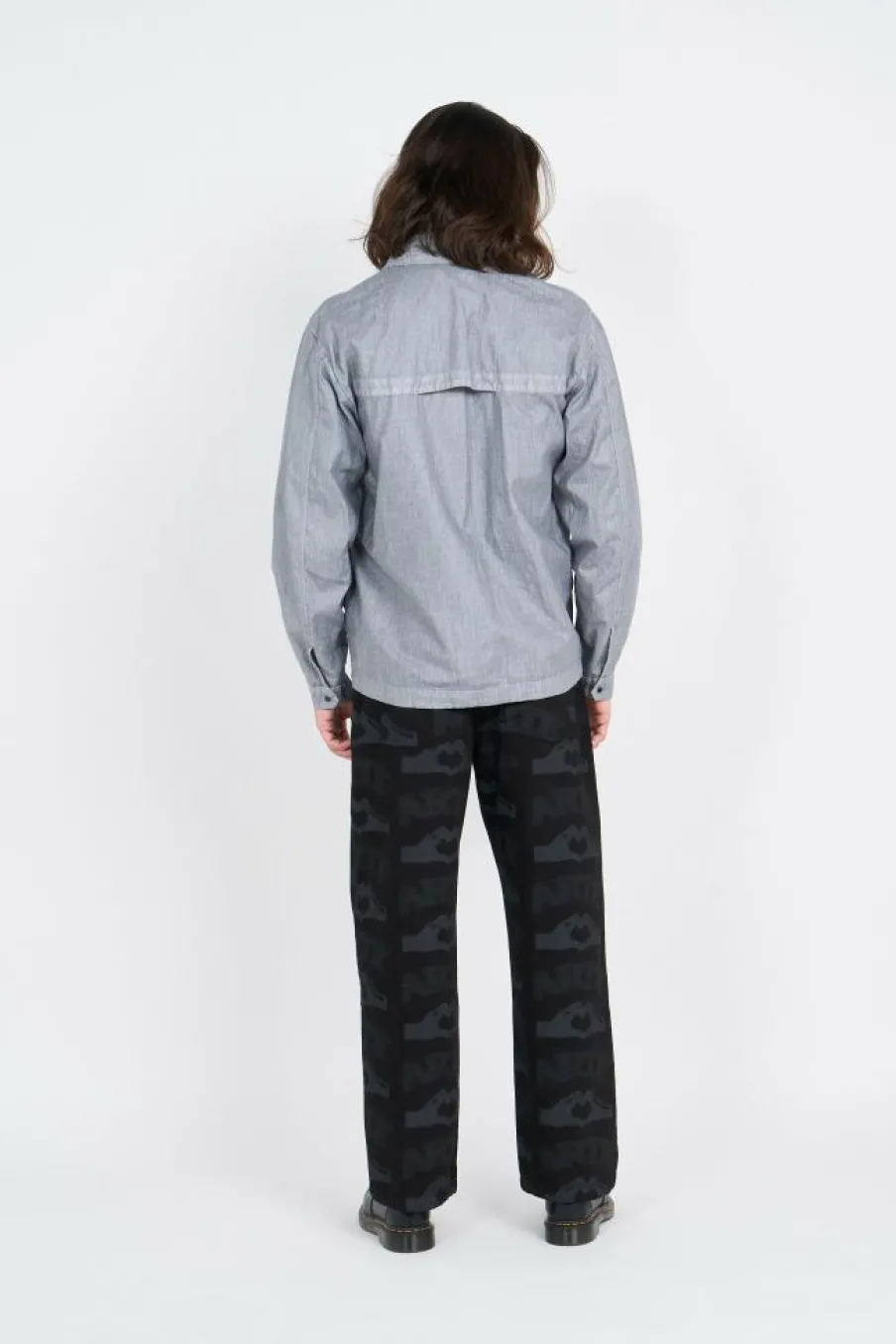 LINO WAX OVERSHIRT - Surchemise | Gris*C.P. COMPANY Online