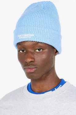 LOGO BEANIE BLUE - Bonnet | Bleu*NEW AMSTERDAM SURF ASSOCIATION