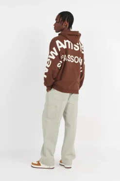 LOGO LINE HD - Hoodie | Marron*NEW AMSTERDAM SURF ASSOCIATION Hot