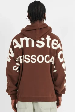 LOGO LINE HD - Hoodie | Marron*NEW AMSTERDAM SURF ASSOCIATION Hot