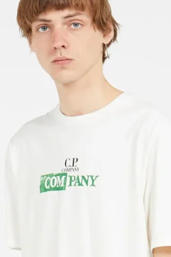 LOGO T-SHIRT - T-shirt | Blanc*C.P. COMPANY New