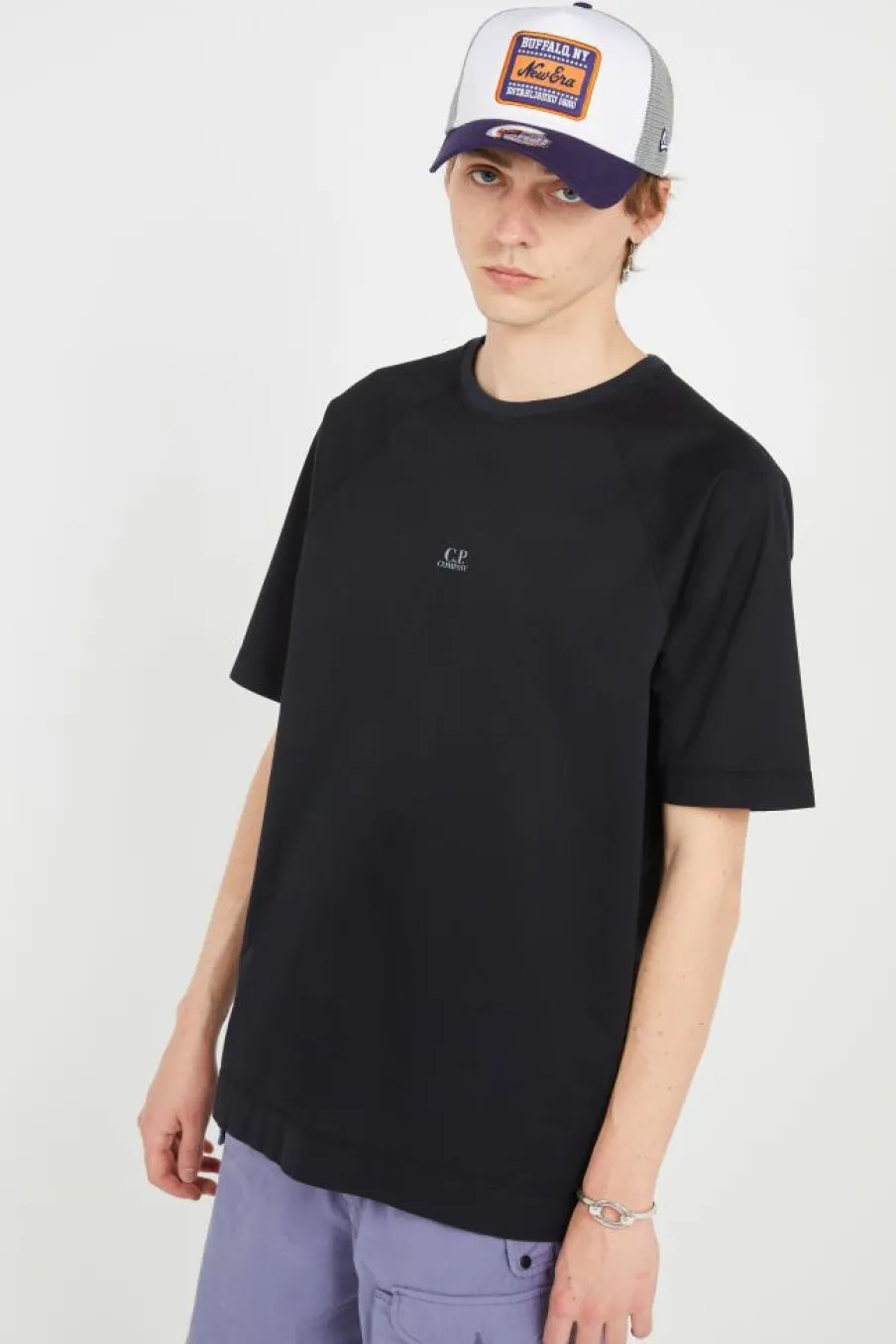 LOGO T-SHIRT - T-shirt | Noir*C.P. COMPANY Hot