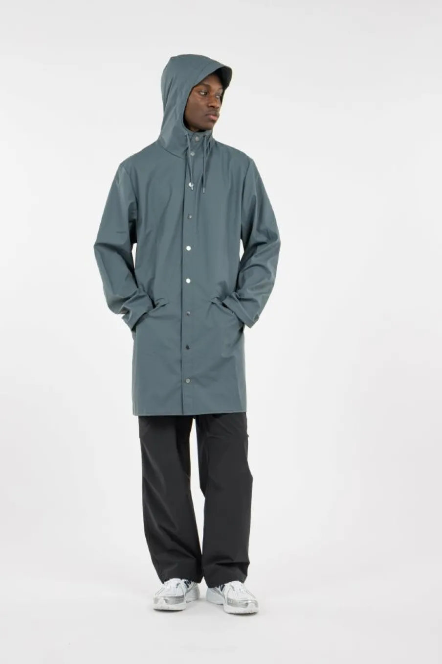 LONG JACKET W3 - Coupe-vent | Bleu*RAINS Best