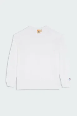Long Sleeve Crewneck T-Shirt - T-shirt | Blanc*CHAMPION Sale
