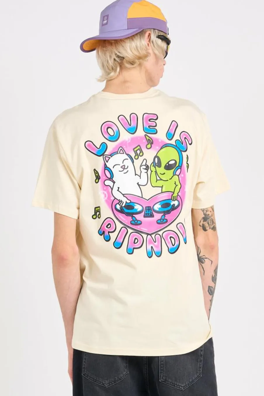 LOVE IS RIPND - T-shirt | Beige*RIPNDIP Discount