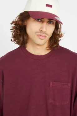 LS AUTHENTIC PKT TEE - T-shirt | Rouge*LEVI'S Online