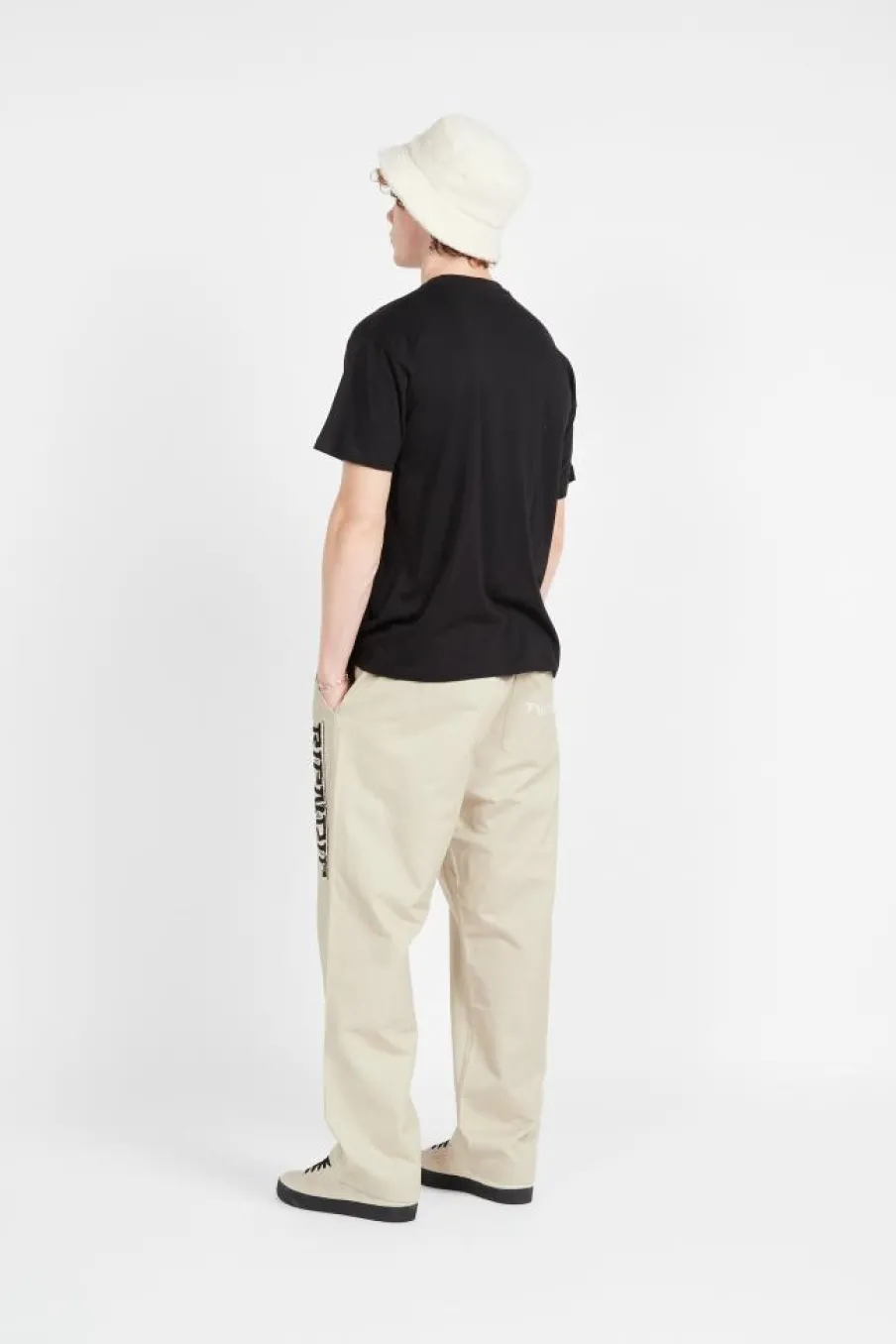 Lucky Nerm Wide Leg Drawstring Pants - Pantalon | Beige*RIPNDIP Online