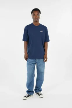 M SS ESSENTIAL OVERSIZE TEE - T-shirt | Bleu*THE NORTH FACE Hot
