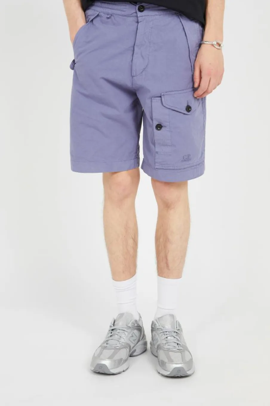 MICROREPS CARGO SHORTS - Short | Bleu*C.P. COMPANY