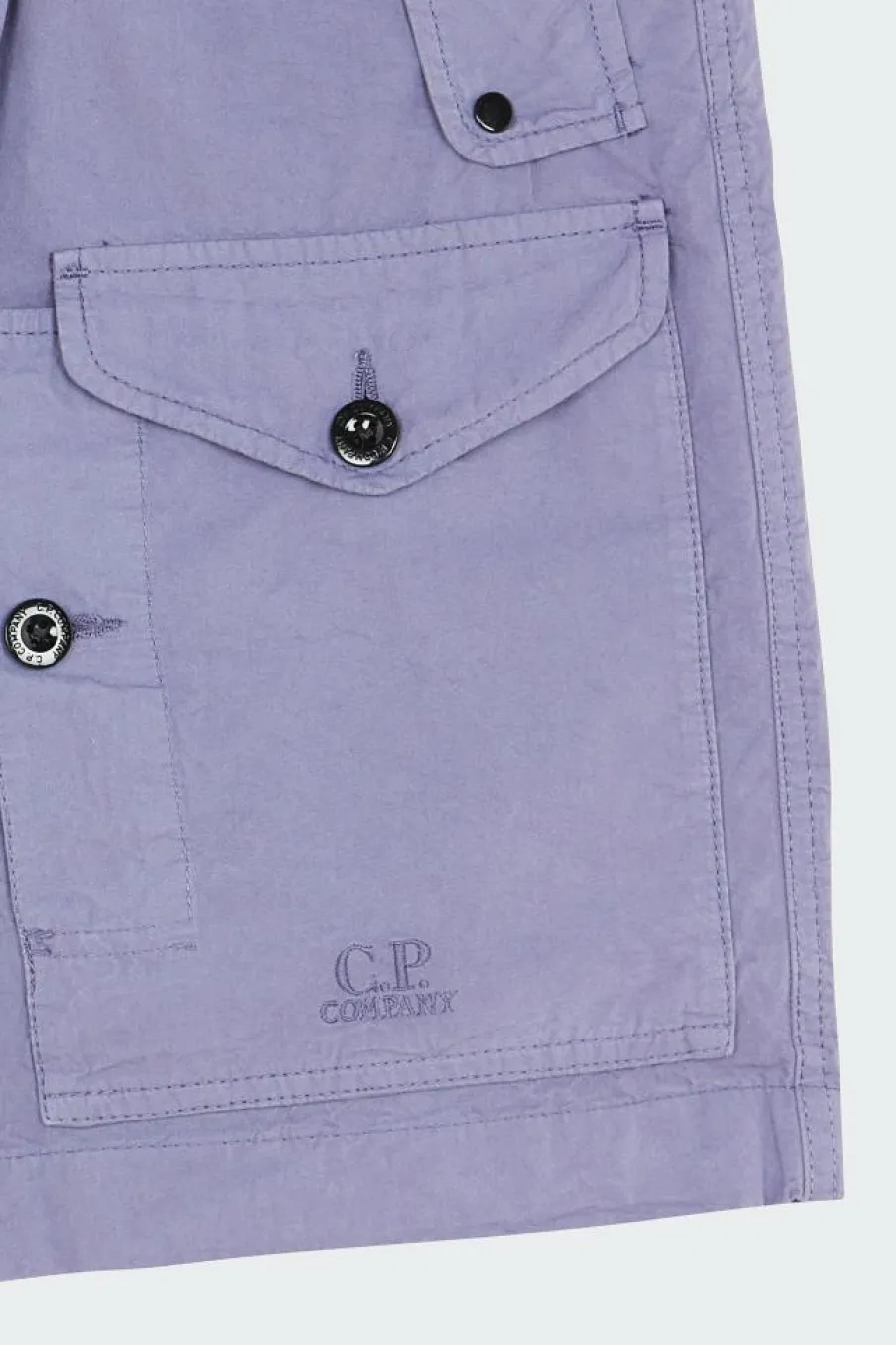 MICROREPS CARGO SHORTS - Short | Bleu*C.P. COMPANY