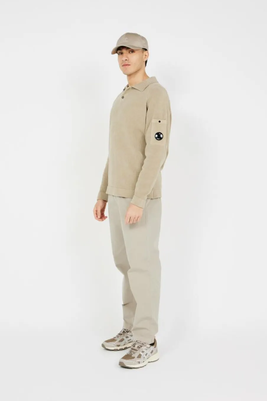 MICROREPS LOOSE PANTS - Pantalon | Kaki*C.P. COMPANY Outlet