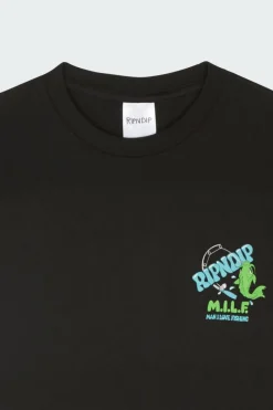 M.I.L.F - t-shirt | Noir*RIPNDIP Online